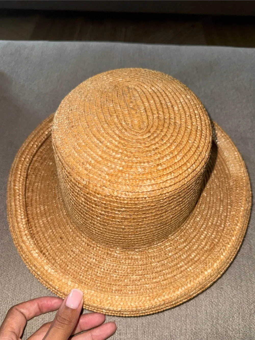 Classic Natural Straw Sun Hat - Brown